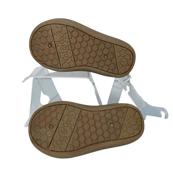 Cat & Jack NWT Dinosaurs Print Tennis Shoes Green and Beige Size 5 Toddler - Picture 6 of 10